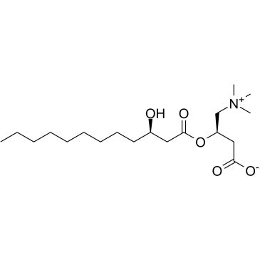 [(3R)-3-Hydroxydodecanoyl]-L-carnitine Structure