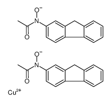 N-HYDROXY-ACETYLAMINOFLUORENE,COPPERCOMPLEX结构式