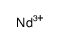 neodymium(3+)结构式