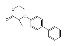 ethyl (2S)-2-(4-phenylphenoxy)propanoate Structure