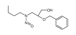 N-NITROSO-N-(2-BENZYLOXY-3-HYDROXYPROPYL)BUTYLAMINE Structure