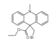 ethyl 9-(bromomethyl)-10-methyl-9,10-dihydroacridine-9-carboxylate Structure