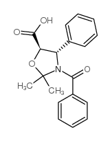 (4S,5R)-3,5-Oxazolidinecarboxylic acid, 3-benzoyl-2,2-dimethy1-4-pheny1 Structure