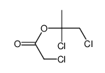 1,2-dichloropropan-2-yl 2-chloroacetate Structure