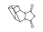 4-Thia-2,6-diazahexacyclo(5.4.02,6.08,11.09,13.010,12)tridecane-3,5-dione Structure