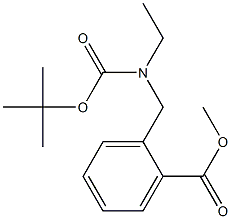 tert-butyl 2-(methoxycarbonyl)ethylbenzylcarbamate Structure