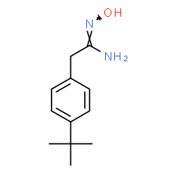 BENZENEETHANIMIDAMIDE,4-(1,1-DIMETHYLETHYL)-N-HYDROXY- Structure