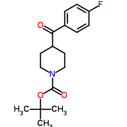 TERT-BUTYL 4-(4-FLUOROBENZOYL)PIPERIDINE-1-CARBOXYLATE picture