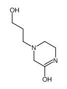 Piperazinone, 4-(3-hydroxypropyl)- (9CI) Structure