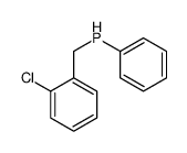 (2-chlorophenyl)methyl-phenylphosphane结构式