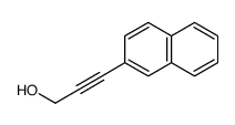3-(naphthalen-2-yl)prop-2-yn-1-ol结构式