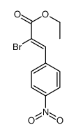 ethyl 2-bromo-3-(4-nitrophenyl)prop-2-enoate Structure