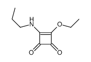 3-ethoxy-4-(propylamino)cyclobut-3-ene-1,2-dione Structure