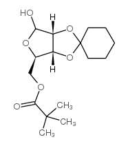 2,3-o-cyclohexylidene-5-o-pivaloyl-d-ribofuranose结构式