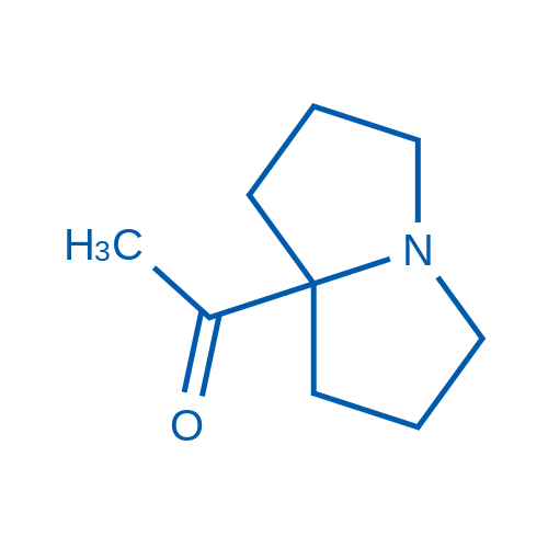 1-(Hexahydro-1H-pyrrolizin-7a-yl)ethanone Structure