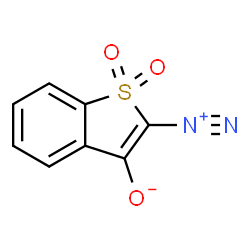 2-Diazobenzo[b]thiophen-3(2H)-one 1,1-dioxide结构式