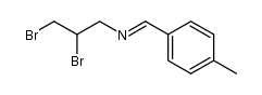 N-(4-methylbenzylidene)-2,3-dibromopropylamine Structure