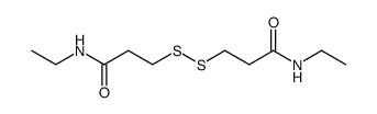 3,3'-dithiobis(N-ethylpropanamide) Structure