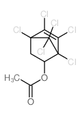 Bicyclo[2.2.1]hept-5-en-2-ol,1,4,5,6,7,7-hexachloro-, 2-acetate结构式