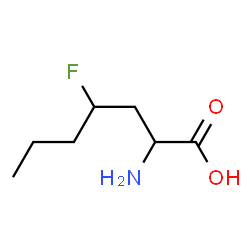 Heptanoic acid, 2-amino-4-fluoro- (9CI)结构式