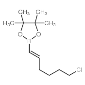 trans-6-Chloro-1-hexen-1-ylboronic acid pinacol ester Structure