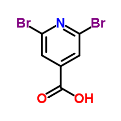 2,6-Dibromoisonicotinic acid Structure