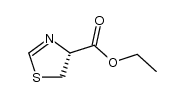 4-Thiazolecarboxylicacid,4,5-dihydro-,ethylester,(4R)-(9CI)结构式