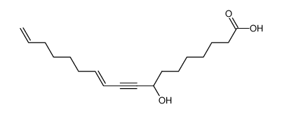 8-hydroxy-trans-11,17-octadecadien-9-ynoic acid结构式