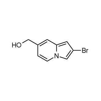 (2-Bromoindolizin-7-yl)methanol Structure