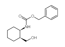 benzyl N-[(1R,2S)-2-(hydroxymethyl)cyclohexyl]carbamate Structure