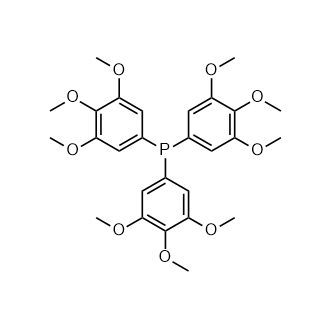 Tris(3,4,5-trimethoxyphenyl)phosphine Structure