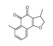 2,3-Dihydro-3,6-dimethylnaphtho[1,2-b]furan-4,5-dione Structure