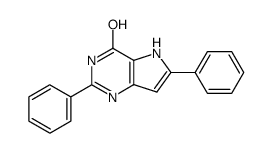 2,6-diphenylpyrrolo[3,2-d]pyrimidin-4-ol结构式