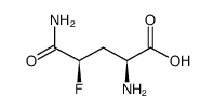 (2S,4R)-2,5-diamino-4-fluoro-5-oxopentanoic acid Structure