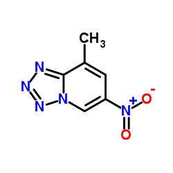 8-Methyl-6-nitrotetrazolo[1,5-a]pyridine结构式