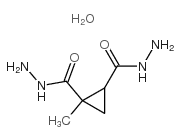1-METHYLCYCLOPROPANE-1,2-DICARBOHYDRAZIDE HYDRATE structure