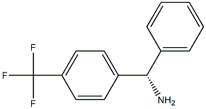 (S)-PHENYL(4-(TRIFLUOROMETHYL)PHENYL)METHANAMINE结构式