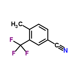 4-Methyl-3-(trifluoromethyl)benzonitrile Structure