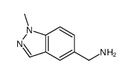 (1-甲基-1h-吲唑-5-基)甲胺结构式