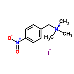 Benzenemethanaminium,N,N,N-trimethyl-4-nitro-, iodide (1:1)结构式