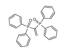 Ethylen-1,1-bis(diphenylphosphanoxid)结构式