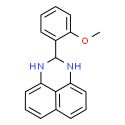 2-(2-Methoxy-phenyl)-2,3-dihydro-1H-perimidine结构式