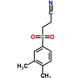 3-[(3,4-Dimethylphenyl)sulfonyl]propanenitrile Structure
