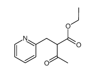 ethyl 2-(pyridin-2-yl-methyl)-3-oxobutanoate Structure