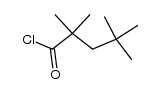 2,2,4,4-tetramethyl-pentanoyl chloride结构式