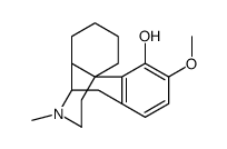 3-Methoxy-17-methylmorphinan-4-ol结构式