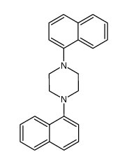 1,4-di-naphthalen-1-yl-piperazine Structure