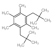 Benzene, 1, 3-bis (2,2-dimethylpropyl)-2,4,5,6-tetramethyl- structure