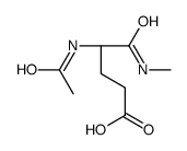 (4S)-4-acetamido-5-(methylamino)-5-oxopentanoic acid Structure