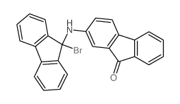 2-[(9-bromofluoren-9-yl)amino]fluoren-9-one结构式